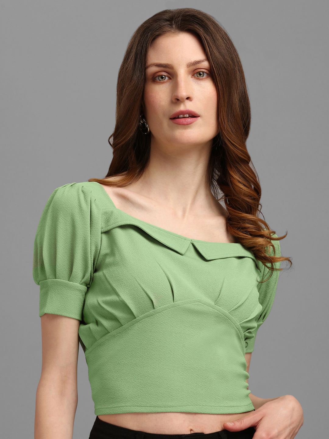 Sweetheart Neck Crop Top