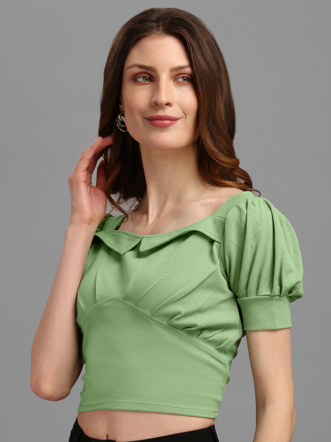 Sweetheart Neck Crop Top