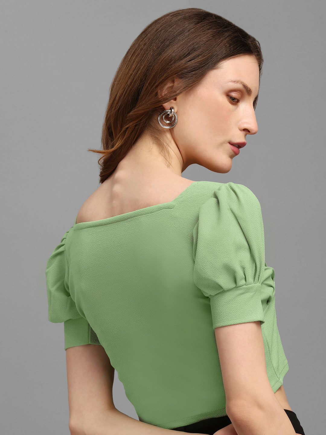 Sweetheart Neck Crop Top