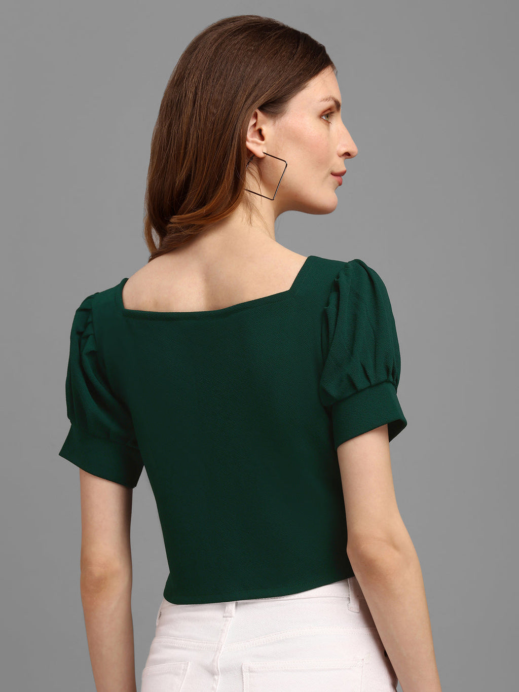 Sweetheart Neck Crop Top