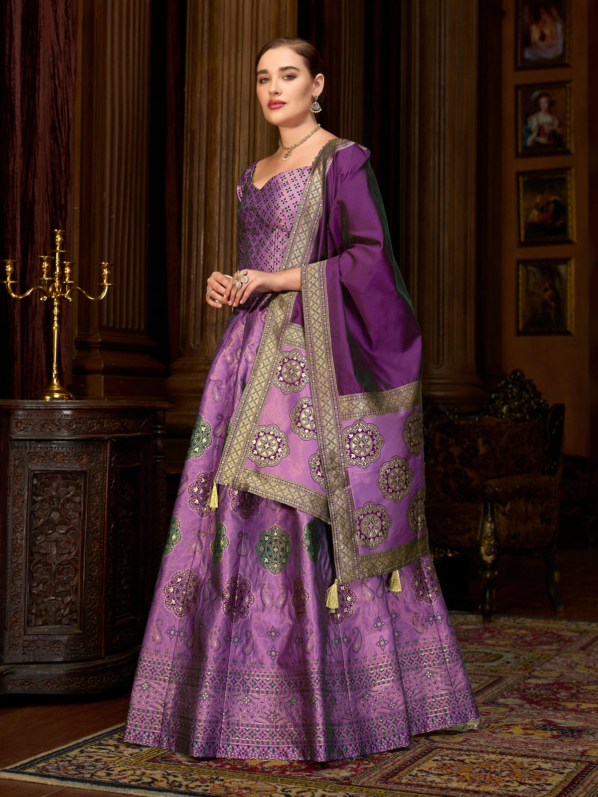 Bahaar-Purple Purple Lehenga Choli