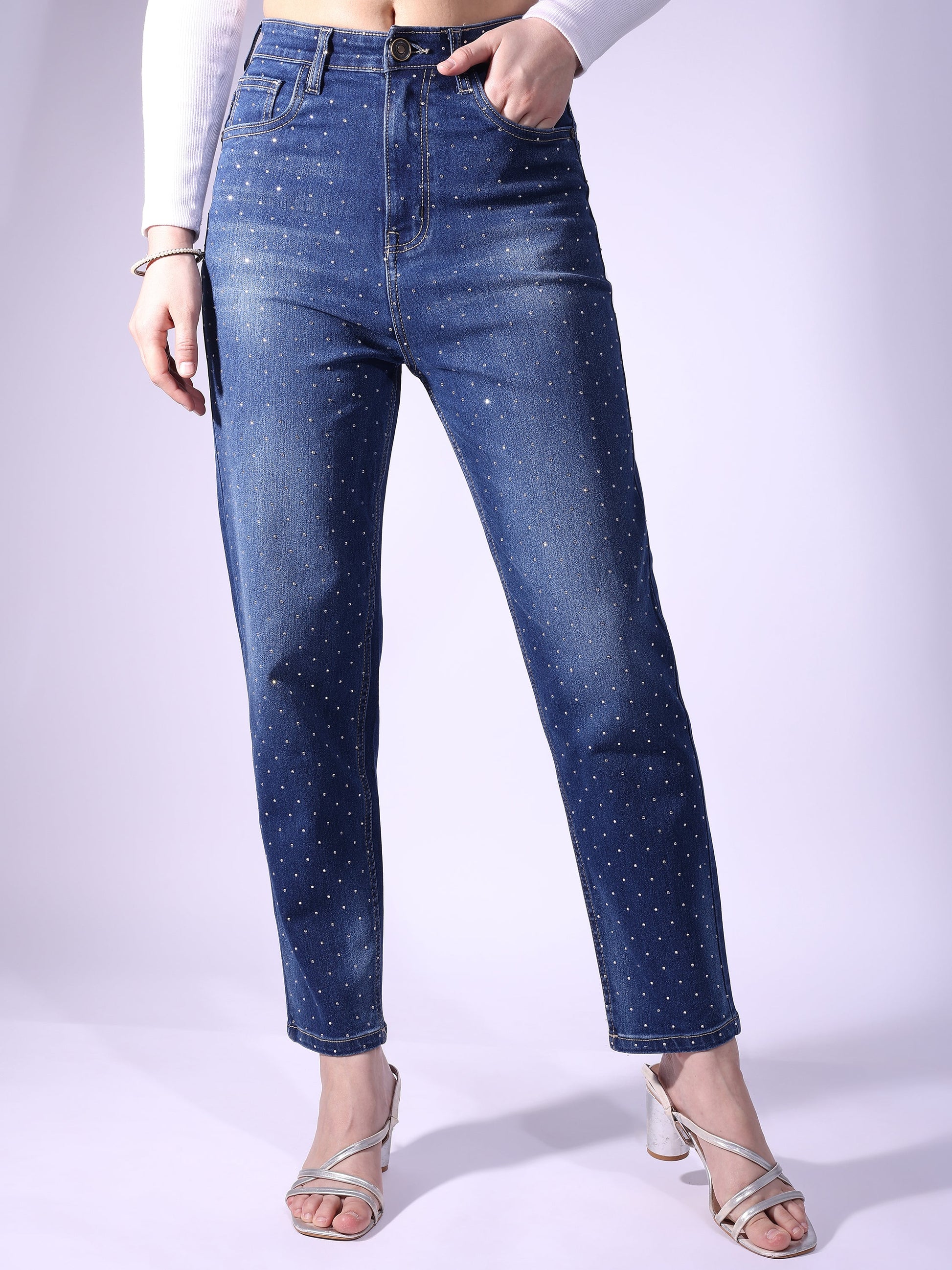 Full Length Slim Fit Regular Jeans