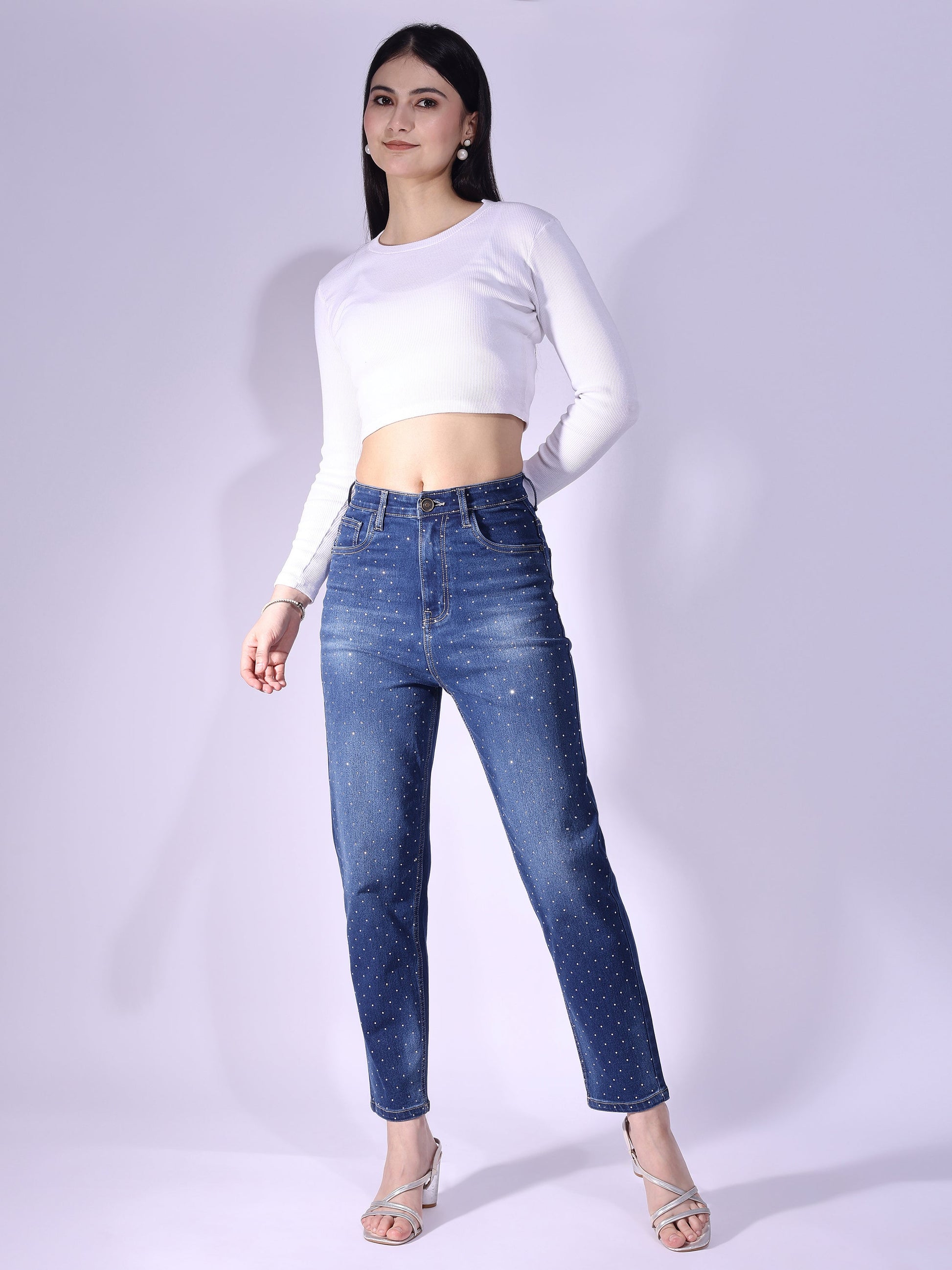 Full Length Slim Fit Regular Jeans