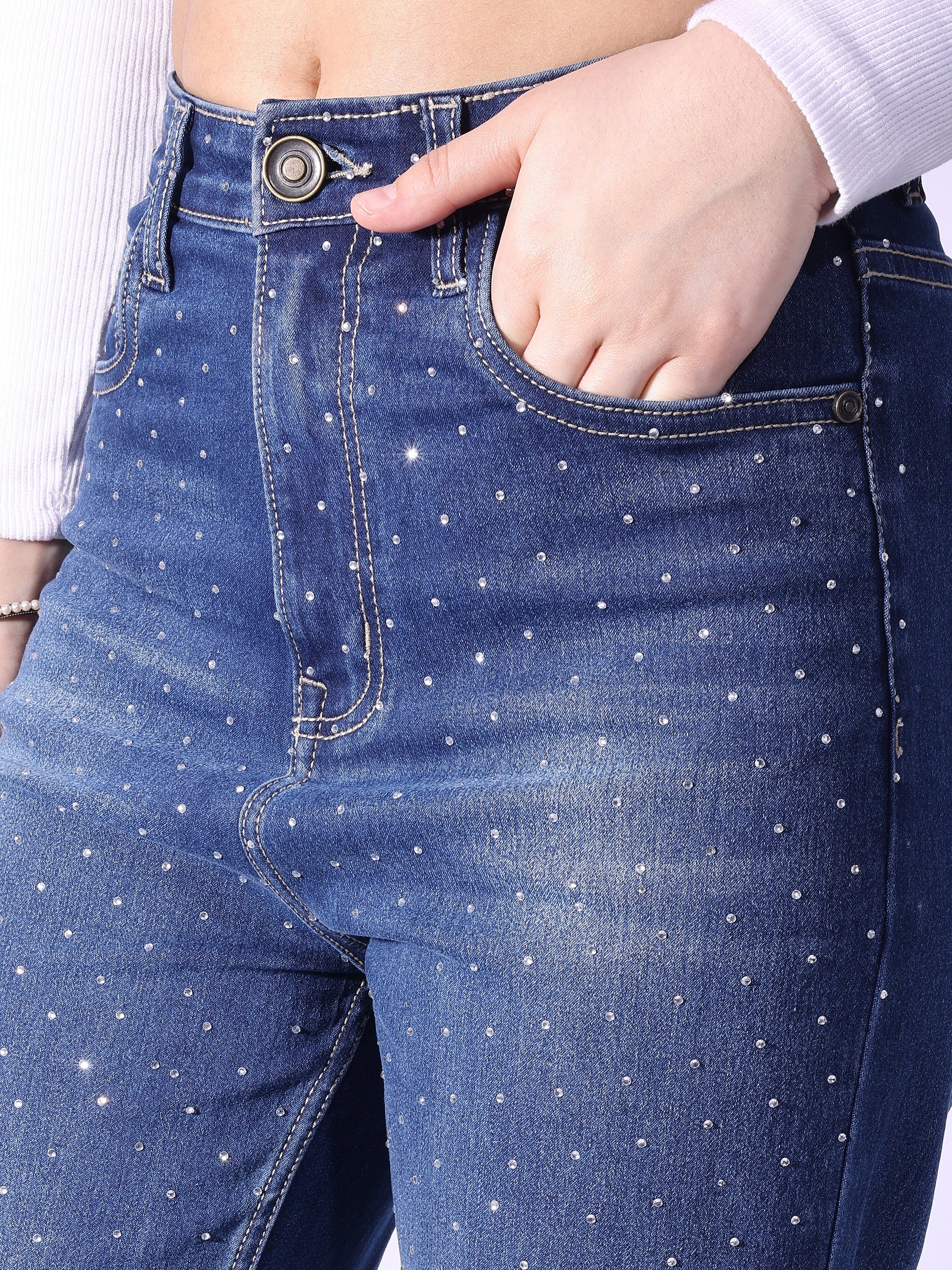 Full Length Slim Fit Regular Jeans