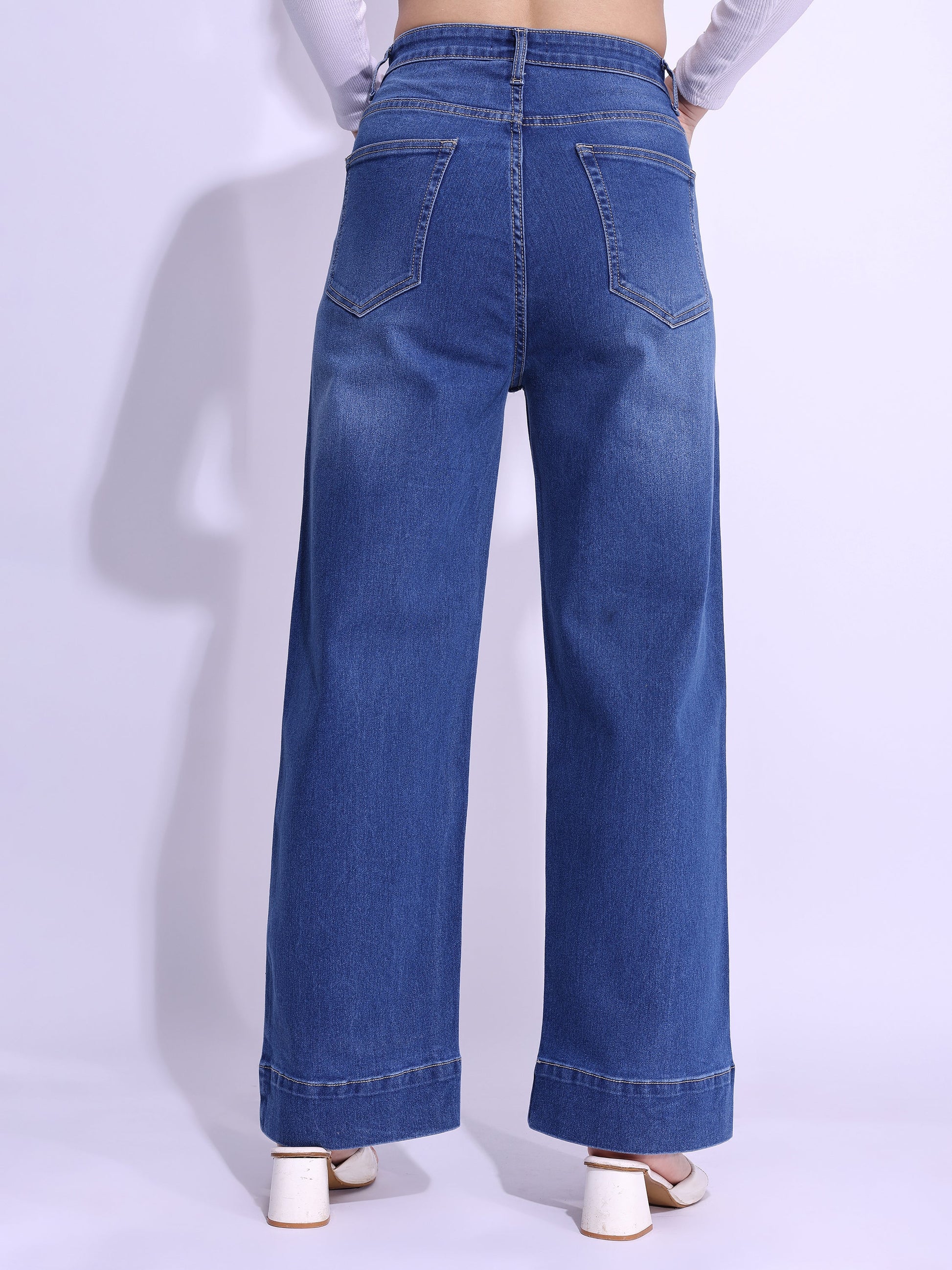 Full Length Straight Fit Regular Jeans