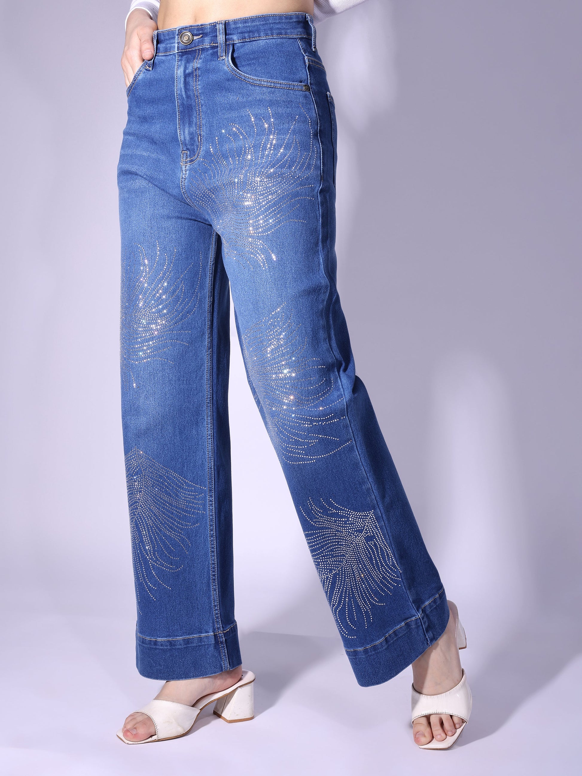 Full Length Straight Fit Regular Jeans