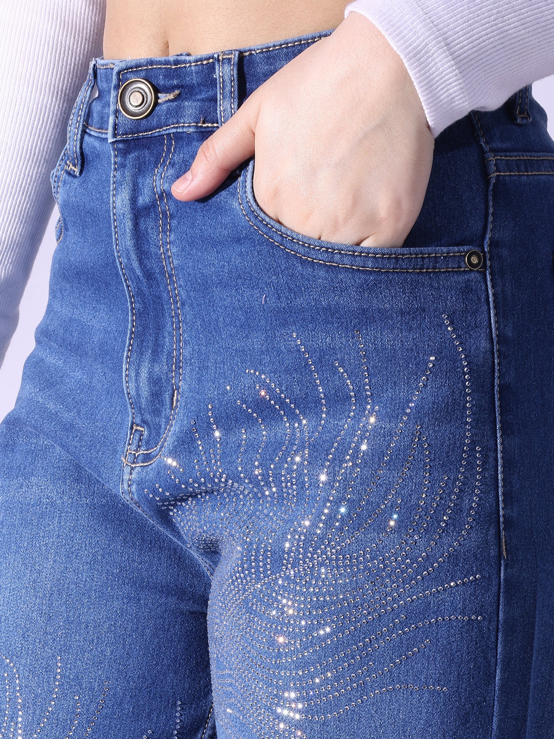 Full Length Straight Fit Regular Jeans