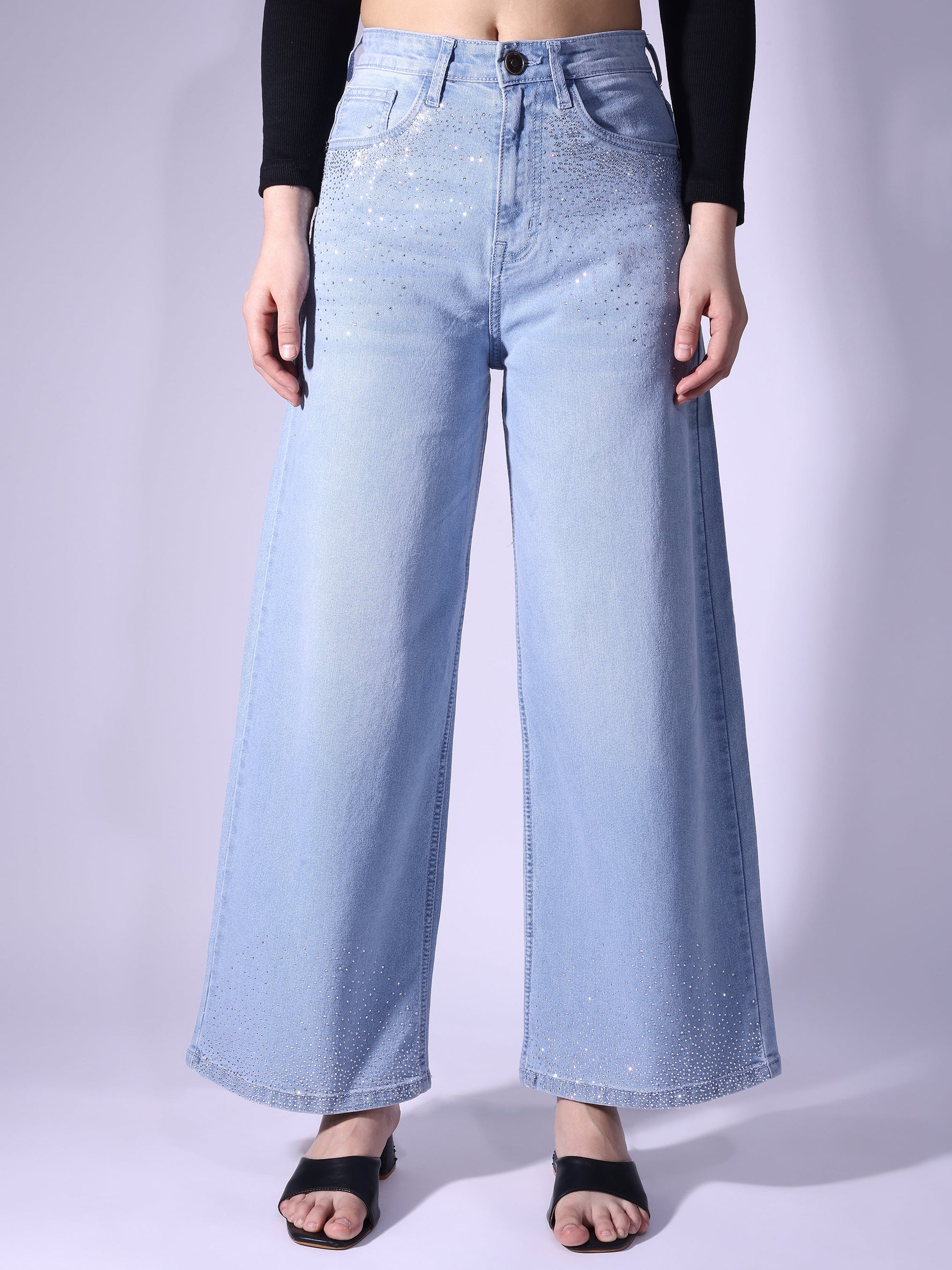Full Length Wide Fit Regular Jeans