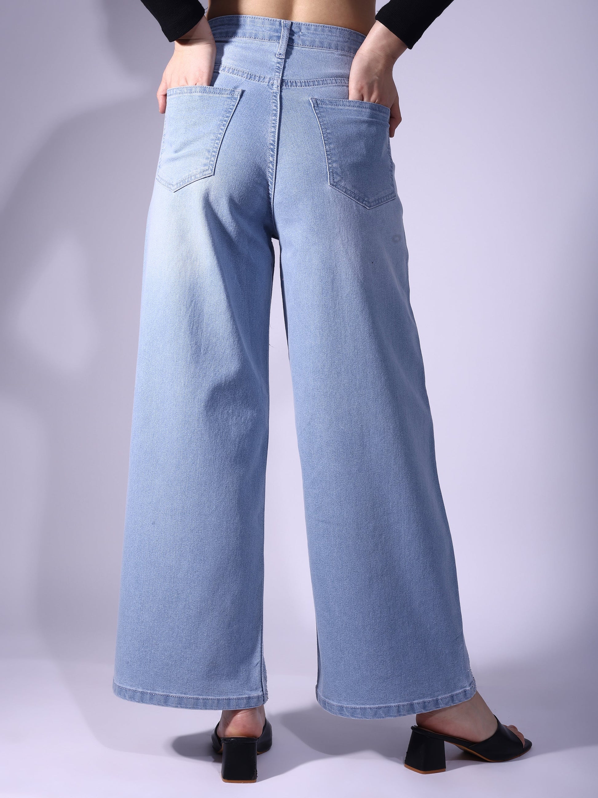 Full Length Wide Fit Regular Jeans