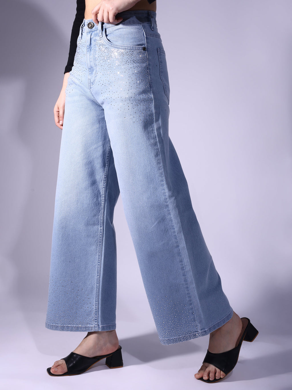 Full Length Wide Fit Regular Jeans