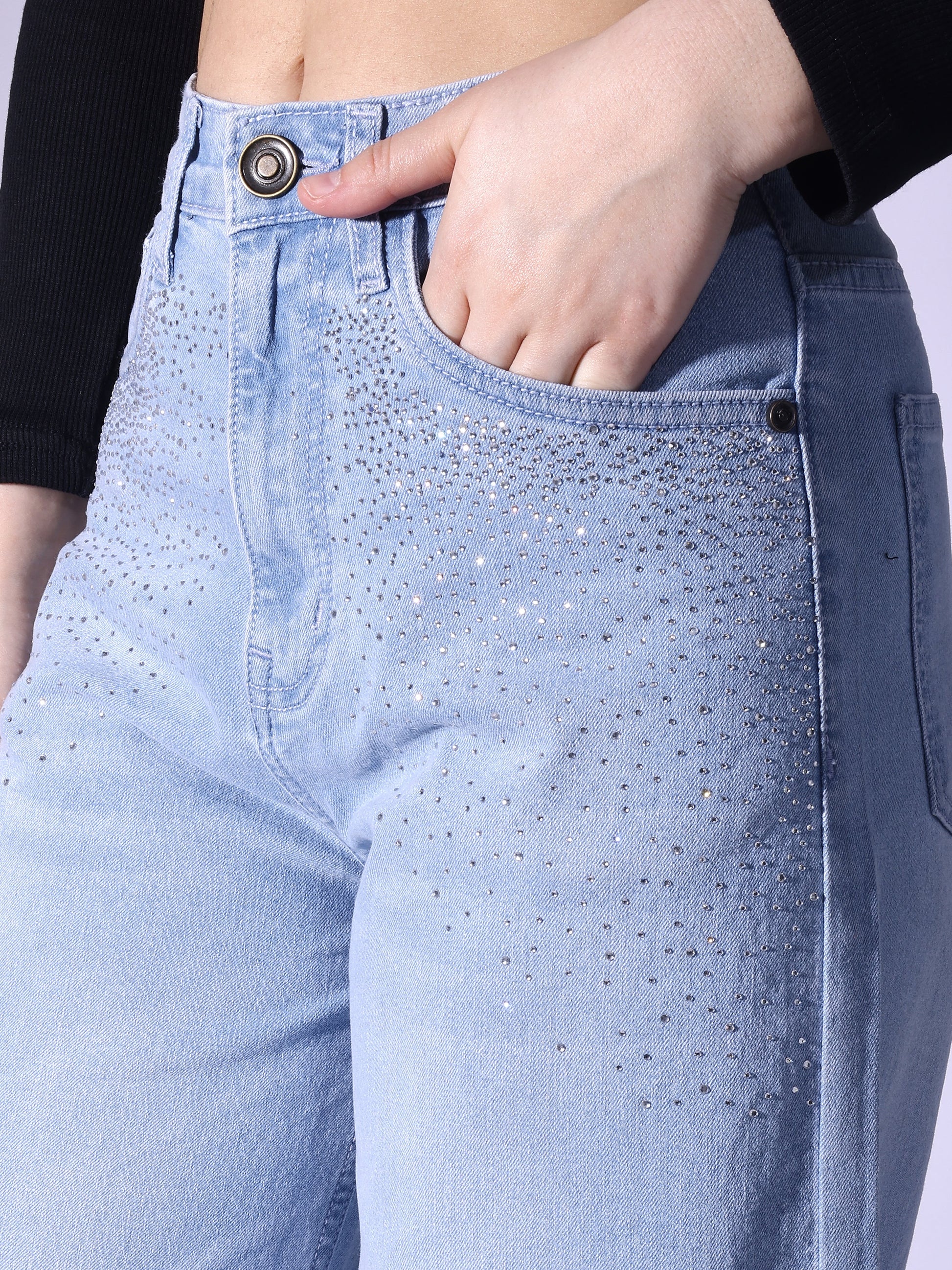 Full Length Wide Fit Regular Jeans