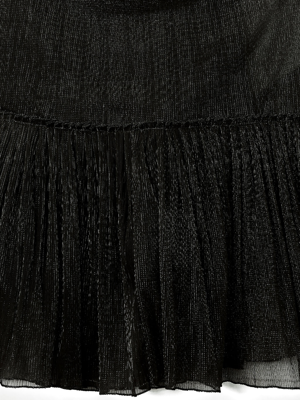 Ruffle Style Frill Design Black Lehenga Choli