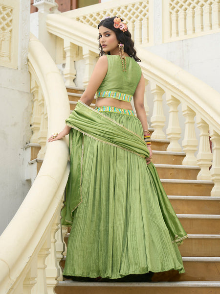Elina-Lime Lime Lehenga Choli