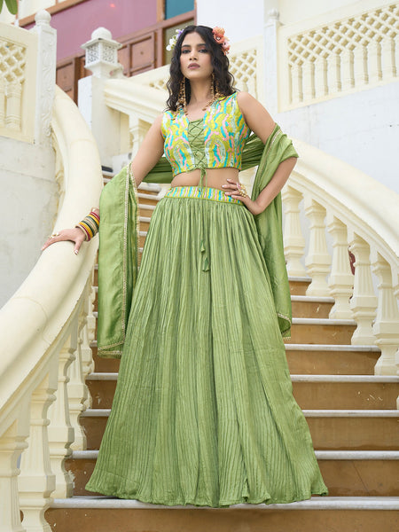 Elina-Lime Lime Lehenga Choli