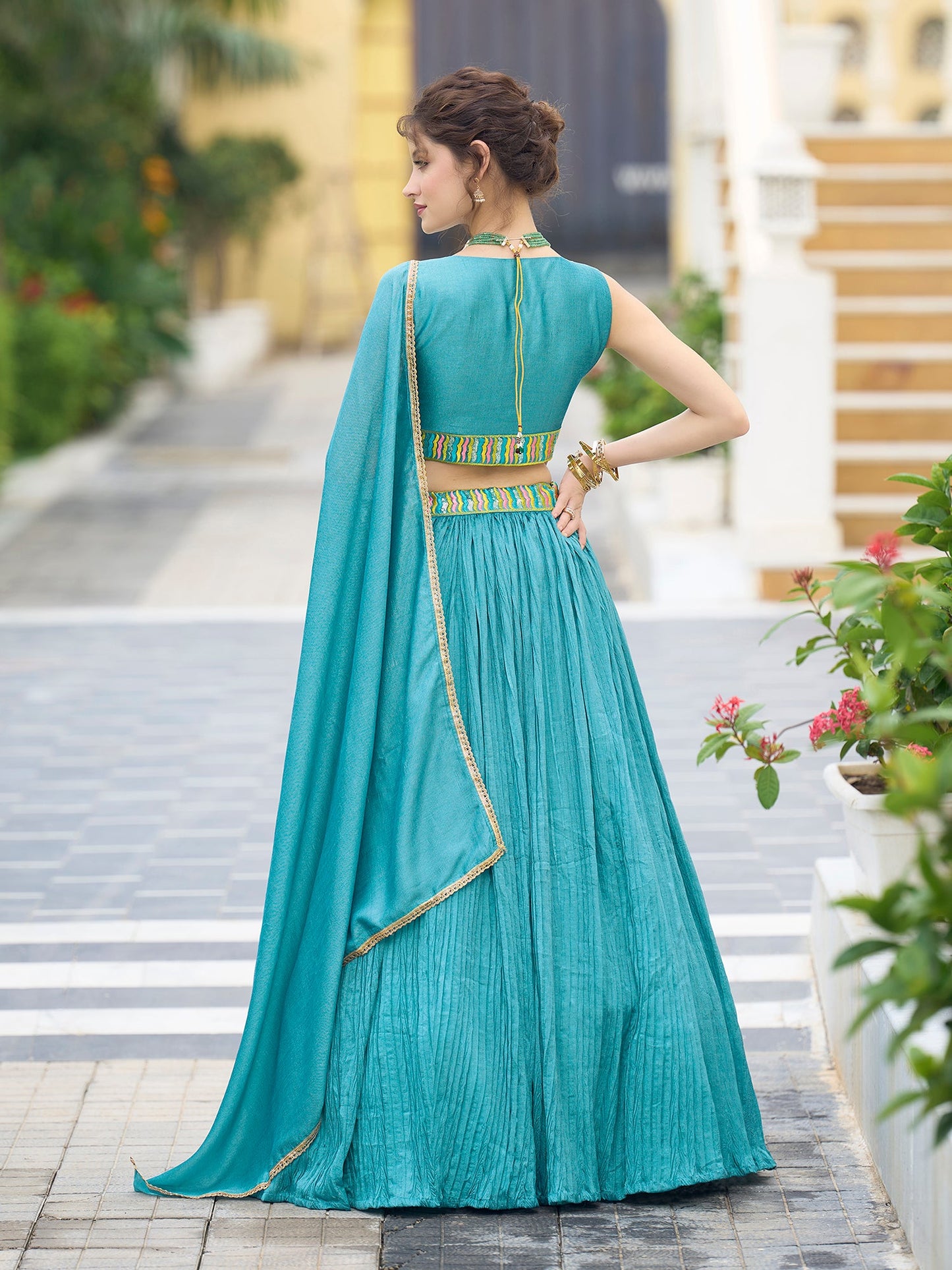 Elina-Sky Sky Lehenga Choli