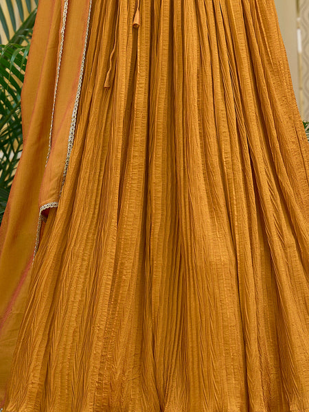 Elina-Yellow Yellow Lehenga Choli