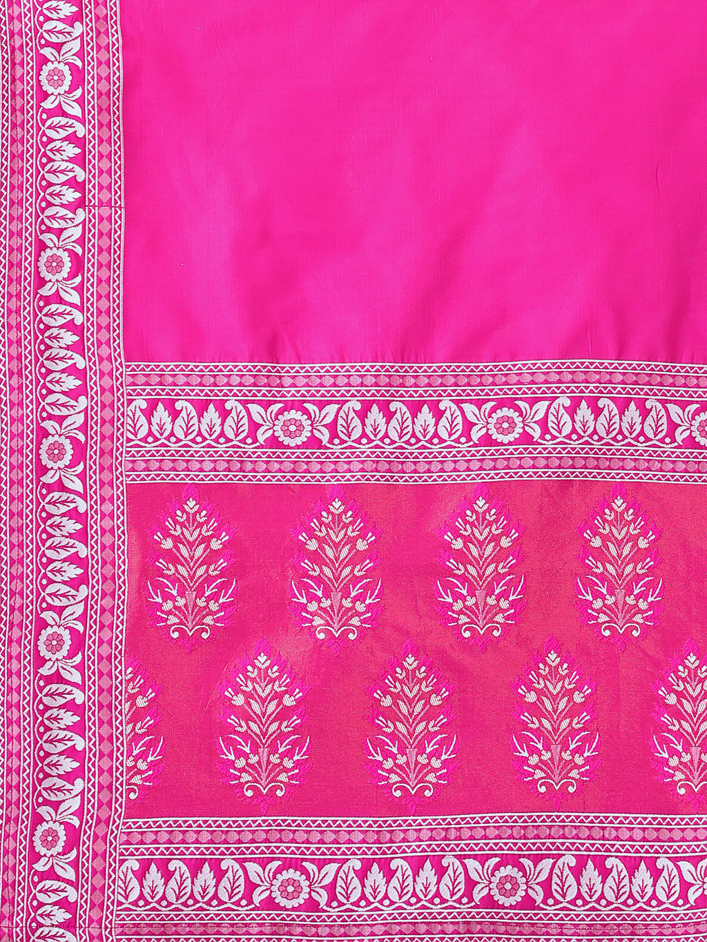 Kanjiwaram With Zari Pink Lehenga Choli