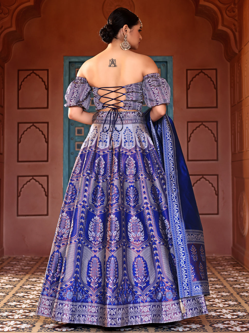 Kanjiwaram With Zari Royal Lehenga Choli