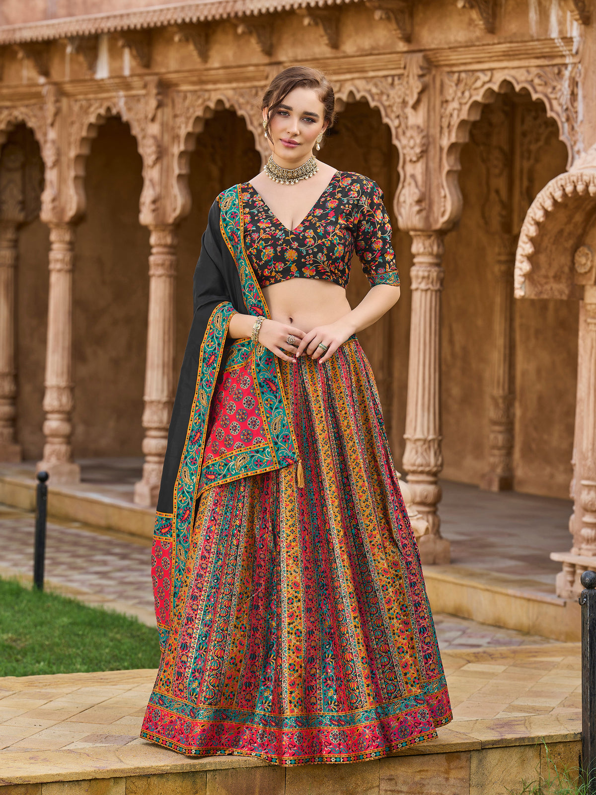 Hira-Black Black Lehenga Choli