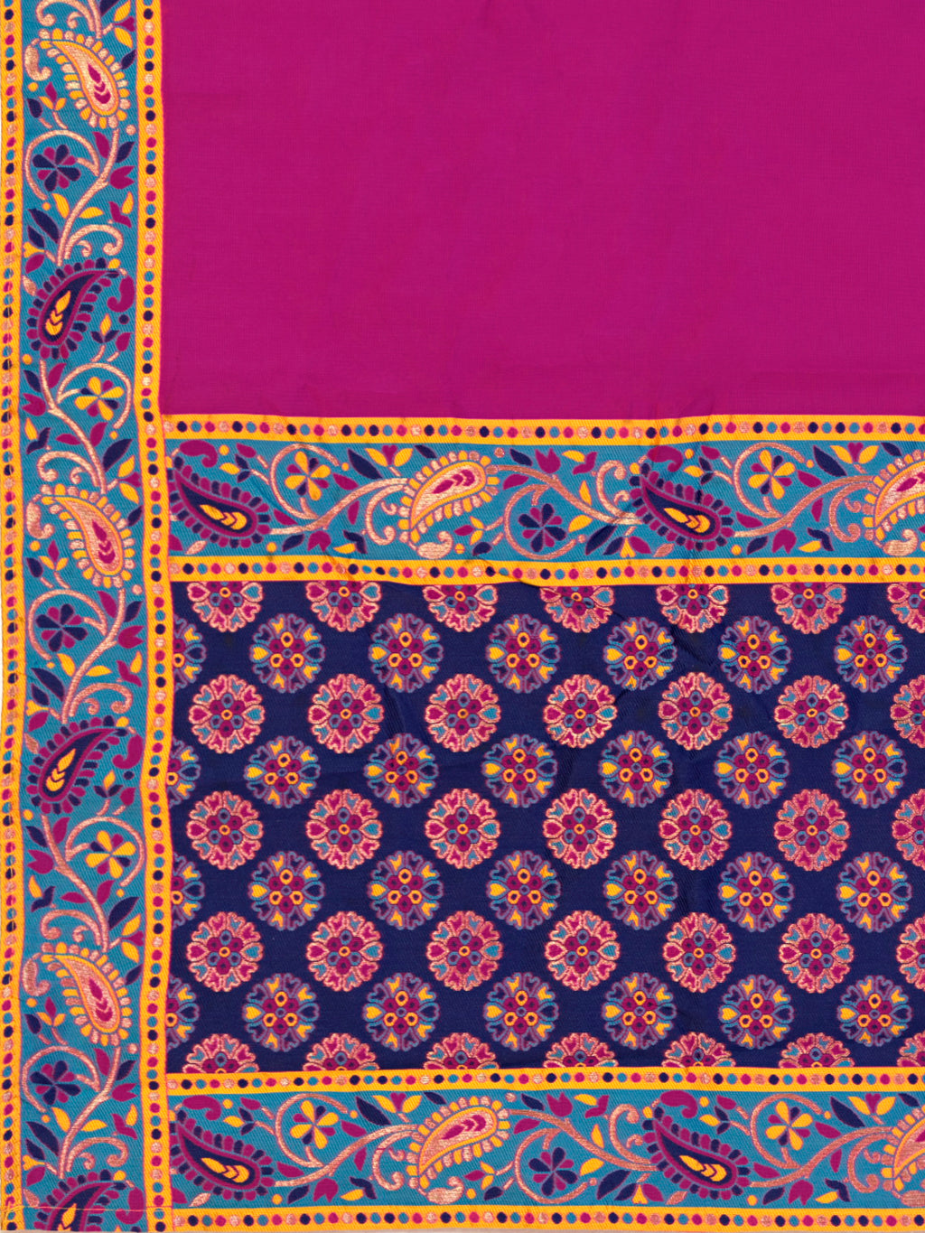 Women's Pink Jacquard Crape Lehengas