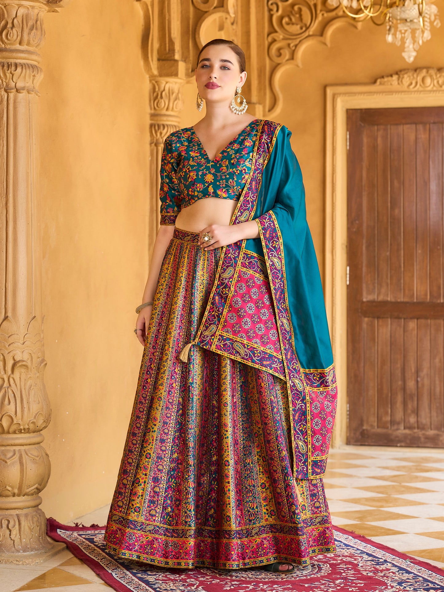 Hira-Rama Rama Lehenga Choli