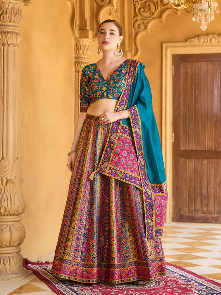 Hira-Rama Rama Lehenga Choli