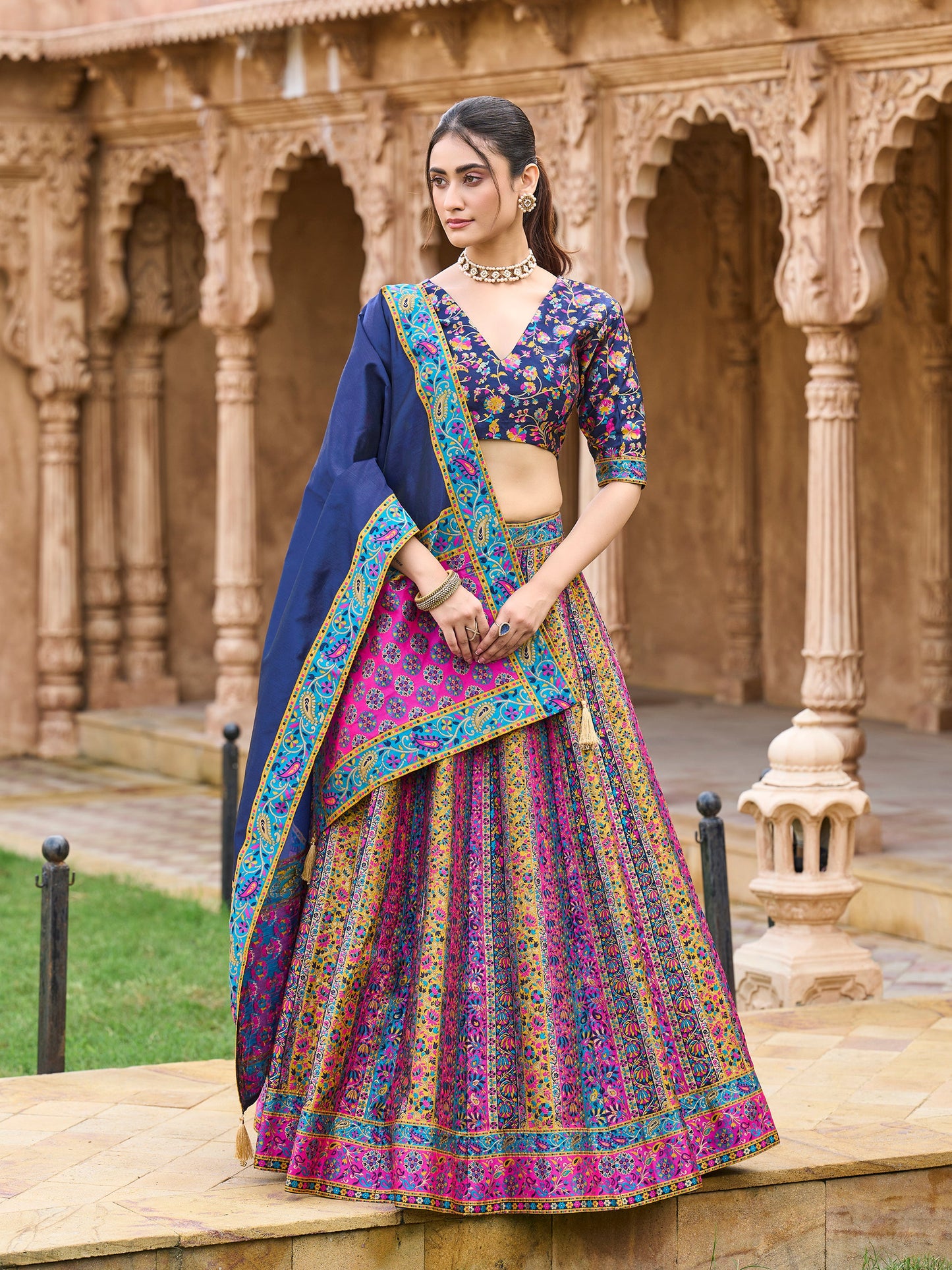 Hira-Rama Rama Lehenga Choli