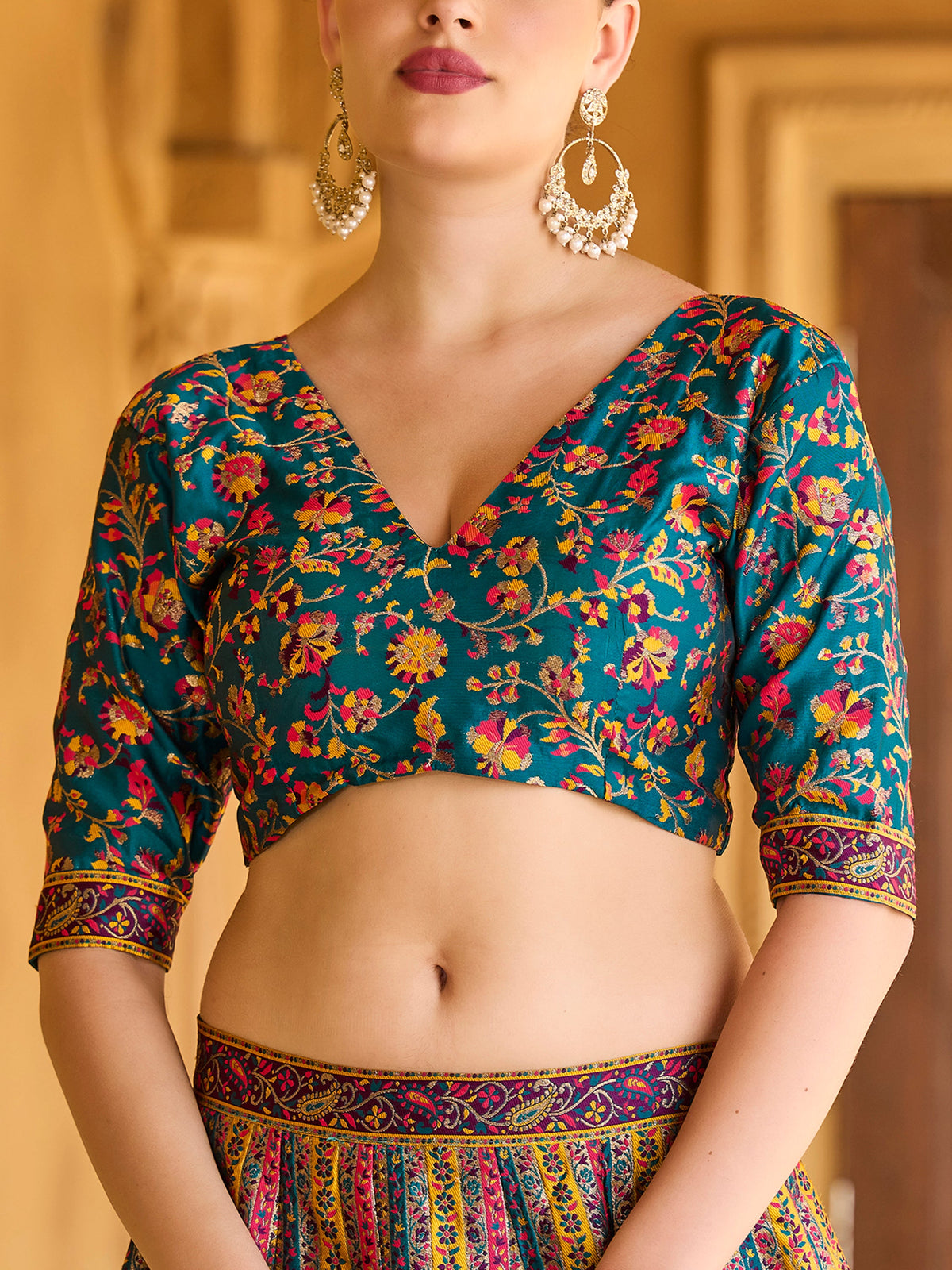 Hira-Rama Rama Lehenga Choli