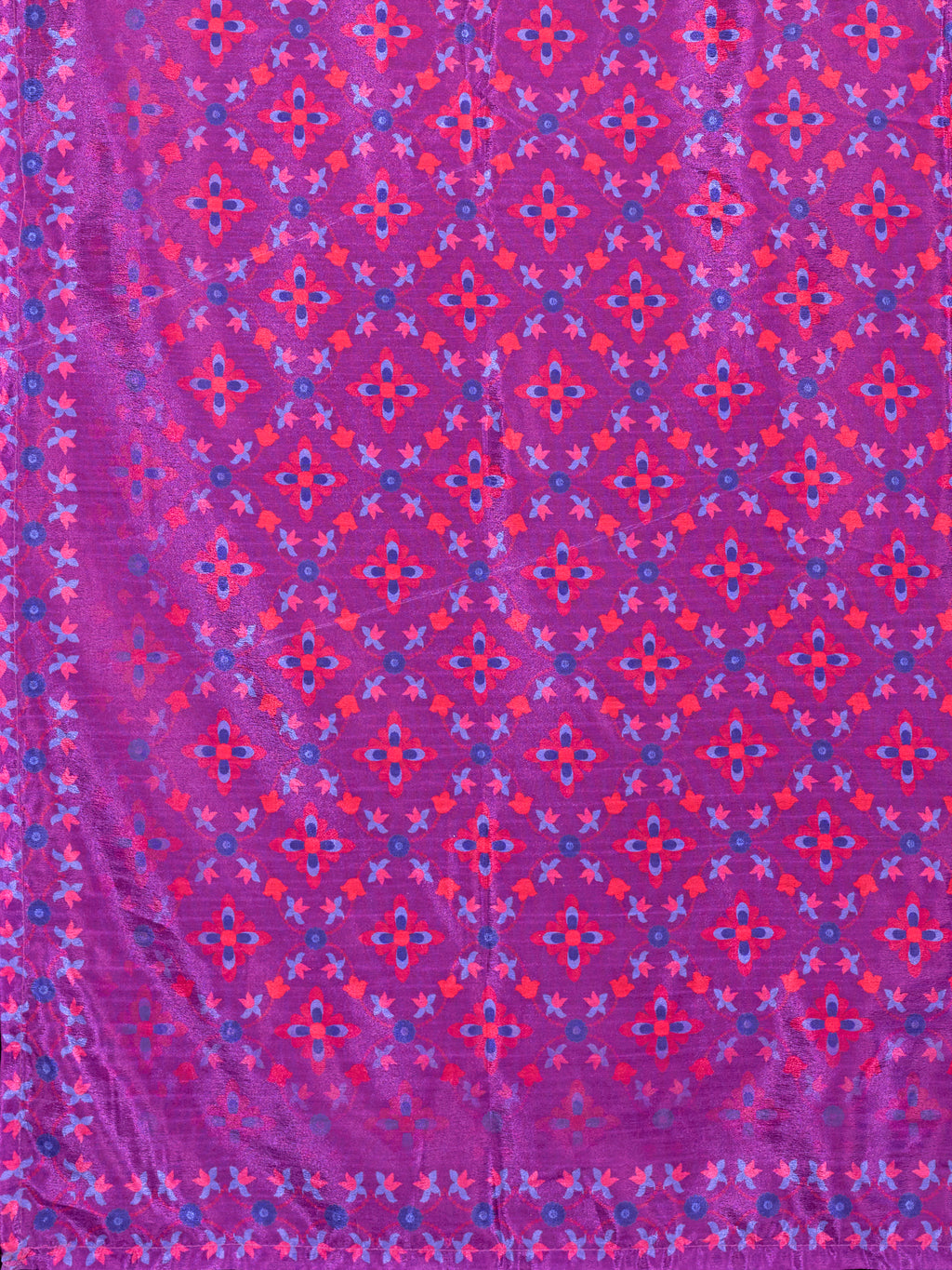 Women's Lilac Chinon Lehengas