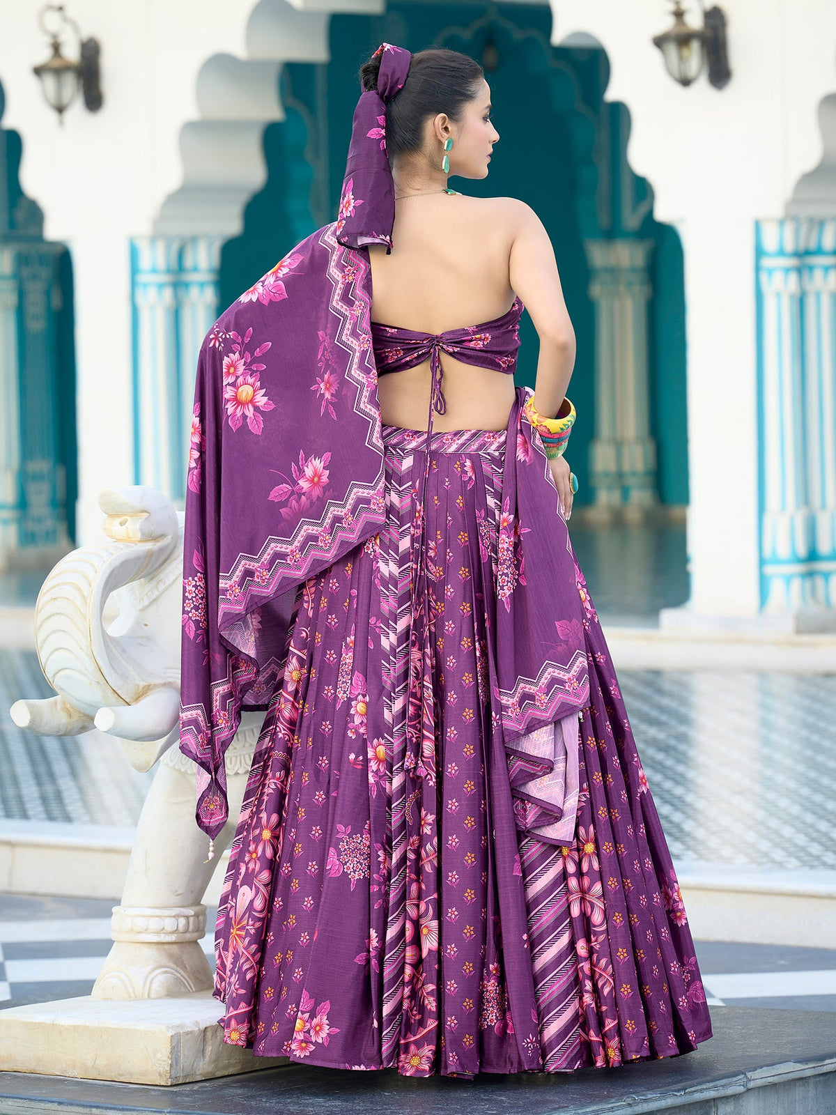 Hiya-Purple Purple Lehenga Choli