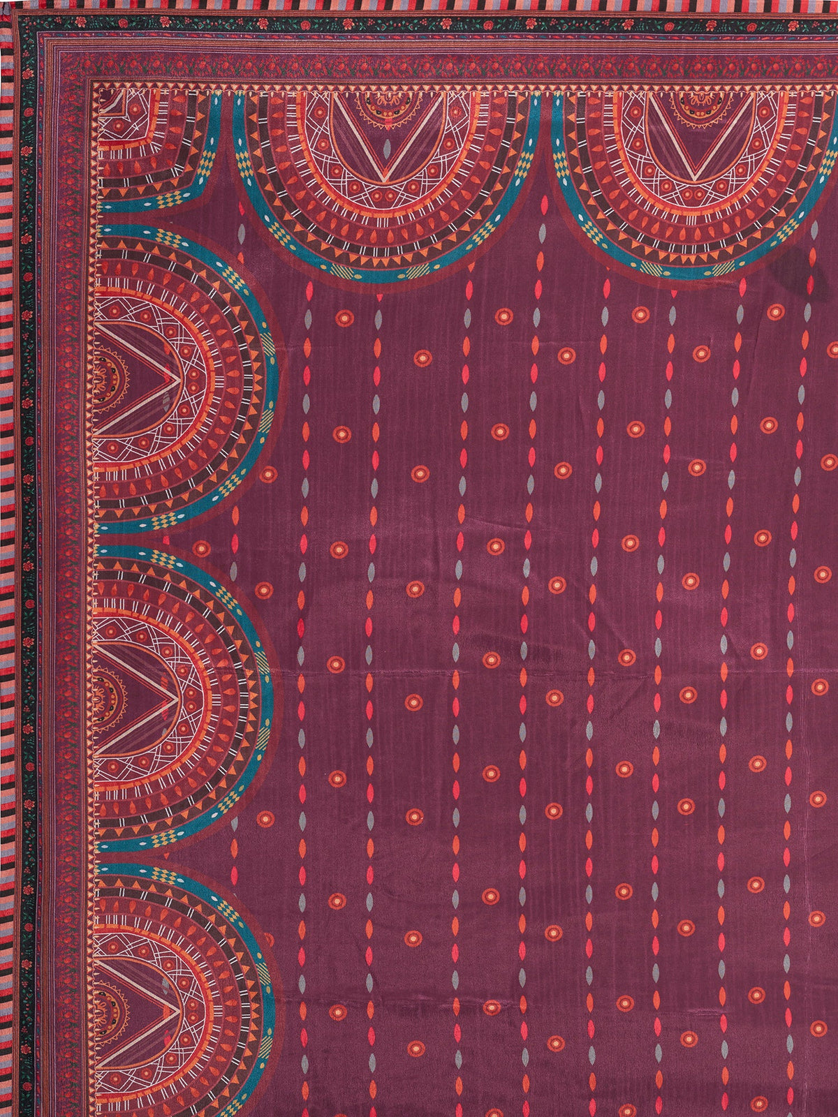 Hiya-Wine Wine Lehenga Choli