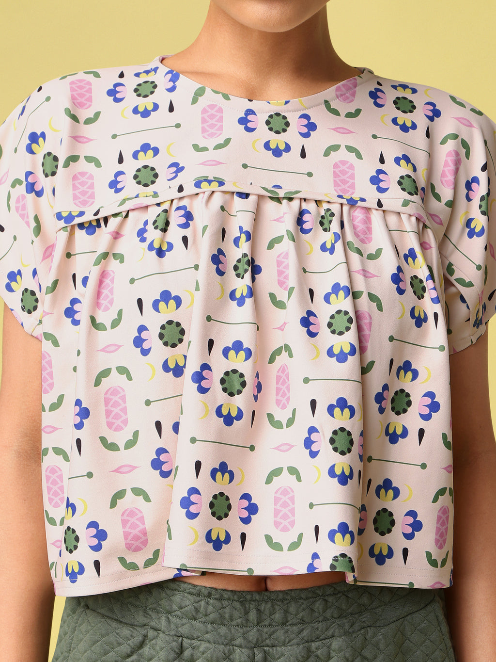 Multi Ruched Top For Women