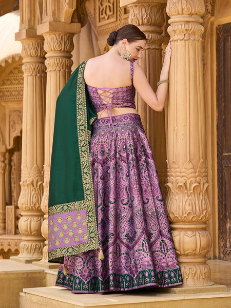 Lazya-Purple Purple Lehenga Choli