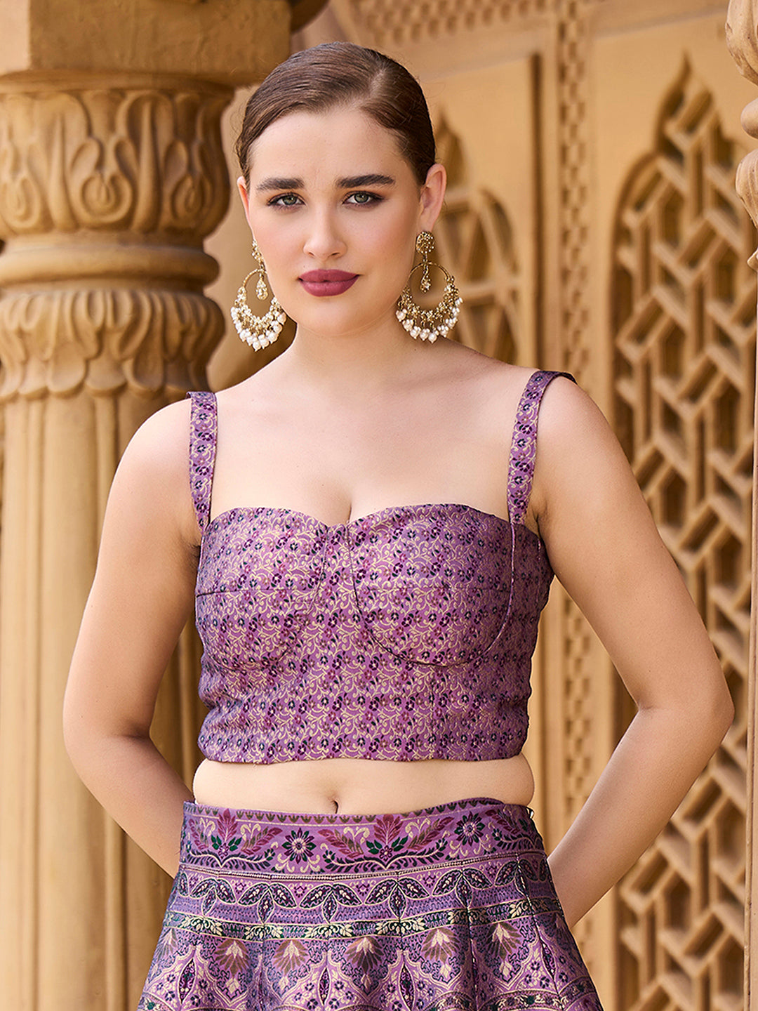 Lazya-Purple Purple Lehenga Choli