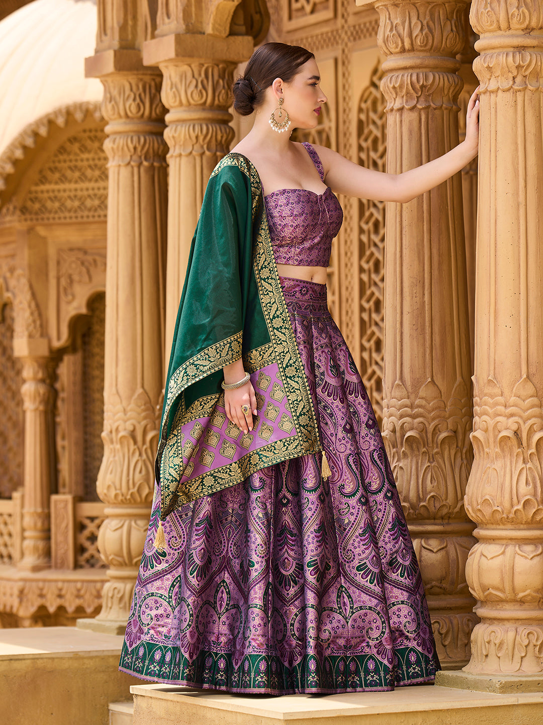 Lazya-Purple Purple Lehenga Choli