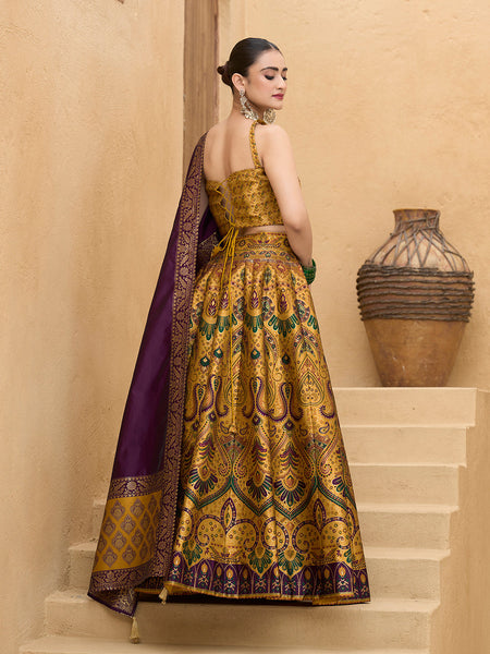 Lazya-Yellow Yellow Lehenga Choli