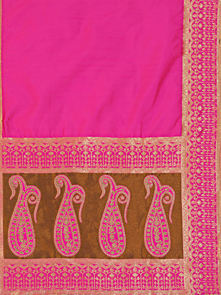 Nadira-Brown Brown Lehenga Choli