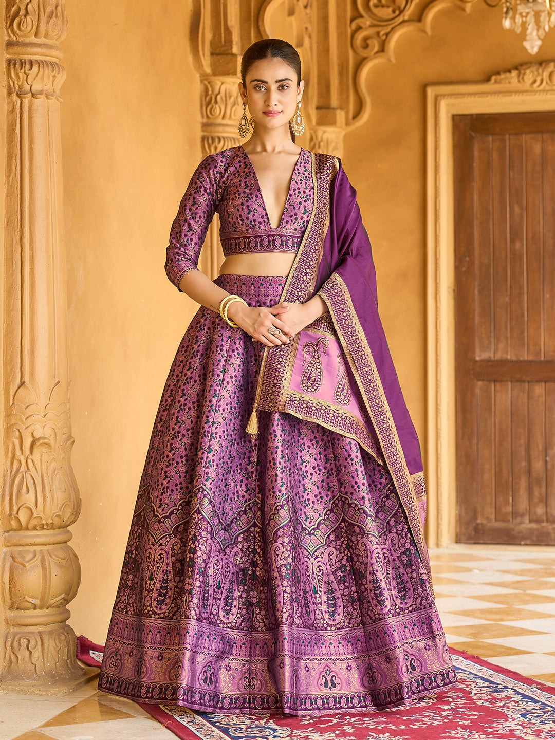 Nadira-Purple Purple Lehenga Choli