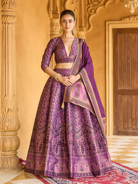 Nadira-Purple Purple Lehenga Choli