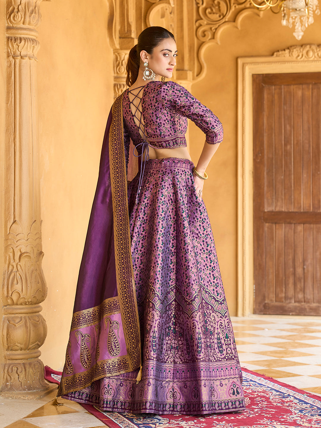 Nadira-Purple Purple Lehenga Choli