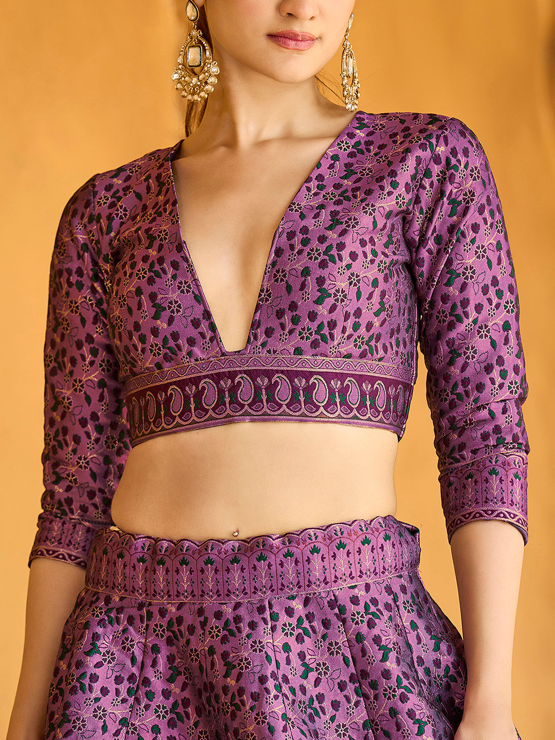 Nadira-Purple Purple Lehenga Choli