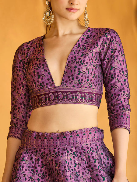 Nadira-Purple Purple Lehenga Choli