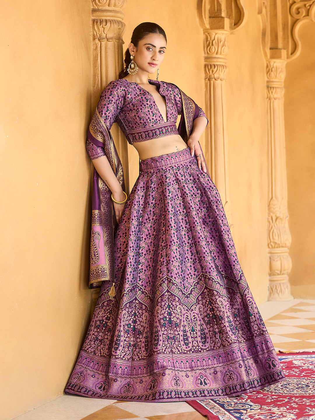Nadira-Purple Purple Lehenga Choli