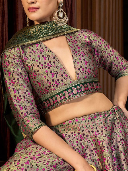 Nadira-Sea-Green Sea-Green Lehenga Choli