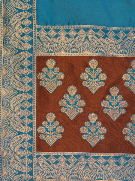 Nazm-Brown Brown Lehenga Choli