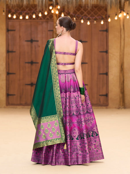 Nazm-Purple Purple Lehenga Choli
