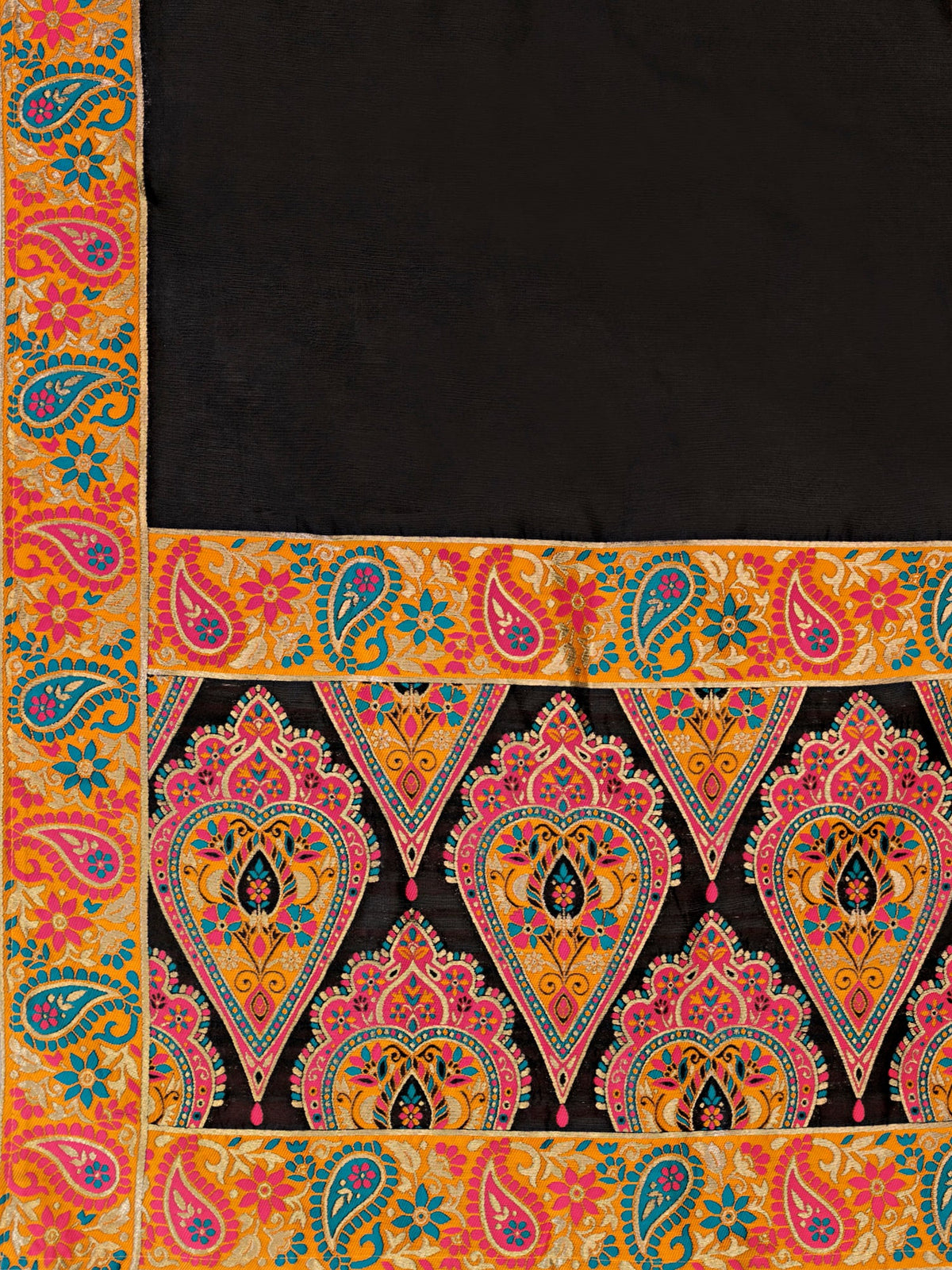Nisva-Black Black Lehenga Choli