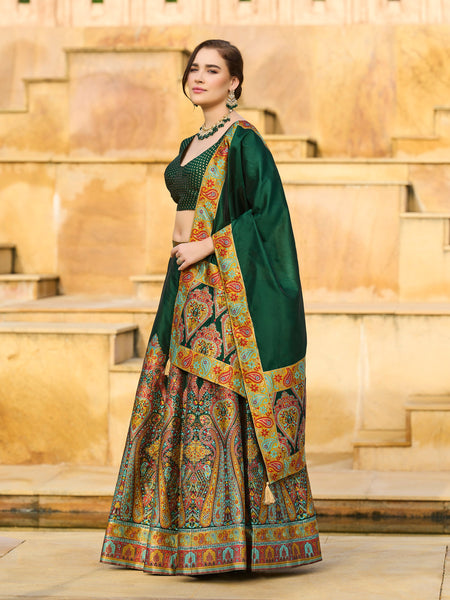 Nisva-D-Green D-Green Lehenga Choli