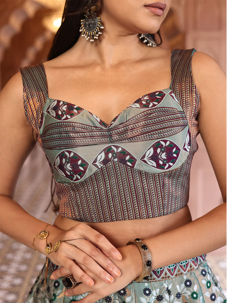 Kanjivaram Woven Design Lehenga Choli