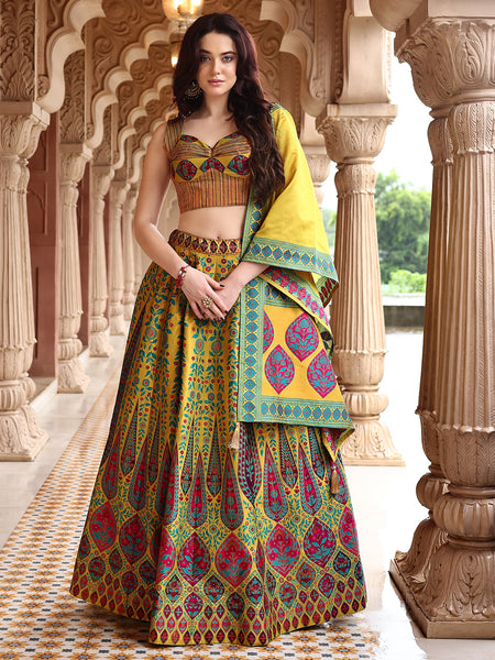 Kanjivaram Woven Design Lehenga Choli